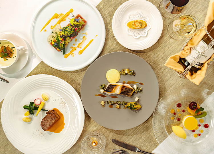 [Official website only, lowest price] <Standard French> Authentic dinner featuring seasonal ingredients from Shinshu / 2 meals included