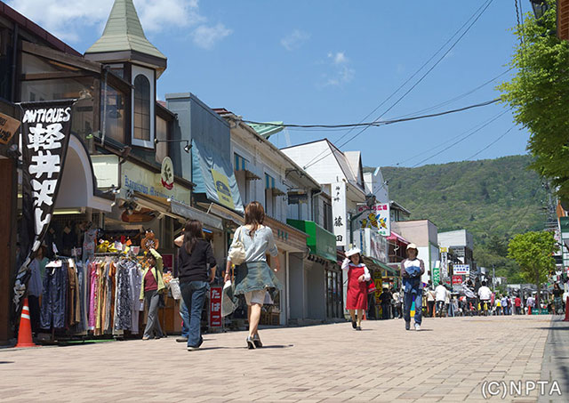 旧軽井沢銀座／軽井沢町